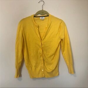 Crown & Ivy Sunny Yellow Cardigan